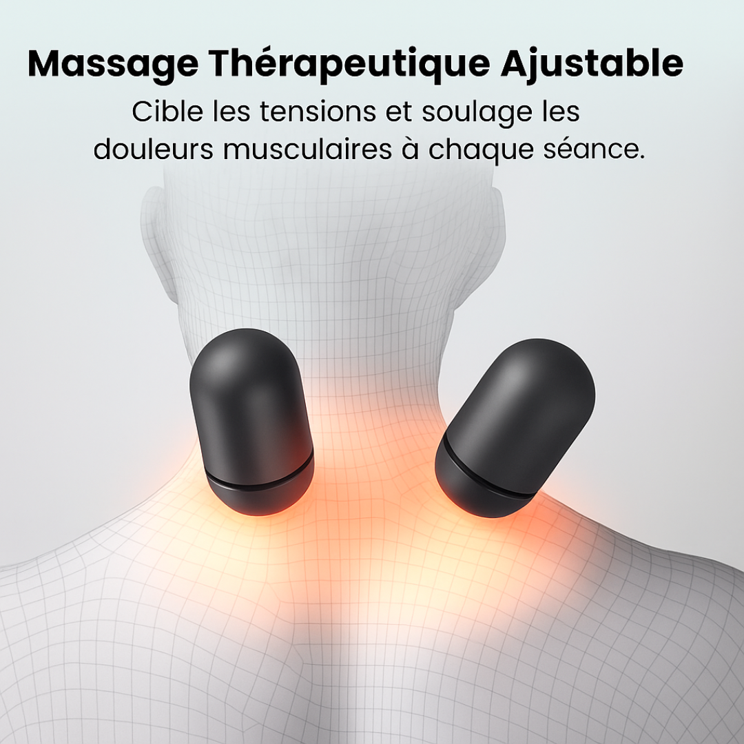 CerviZen™ – Masseur de cou 3-en-1 qui soulage la douleur cervicale